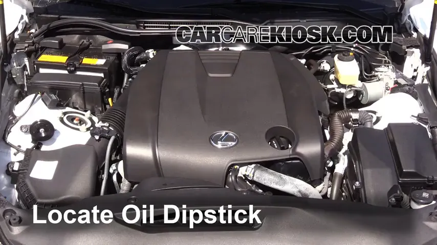 2014 Lexus IS250 2.5L V6 Oil Check Oil Level